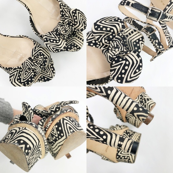 Loeffler Randall Dahlia Platform Peep Toe Sandal 9 - Picture 7 of 8